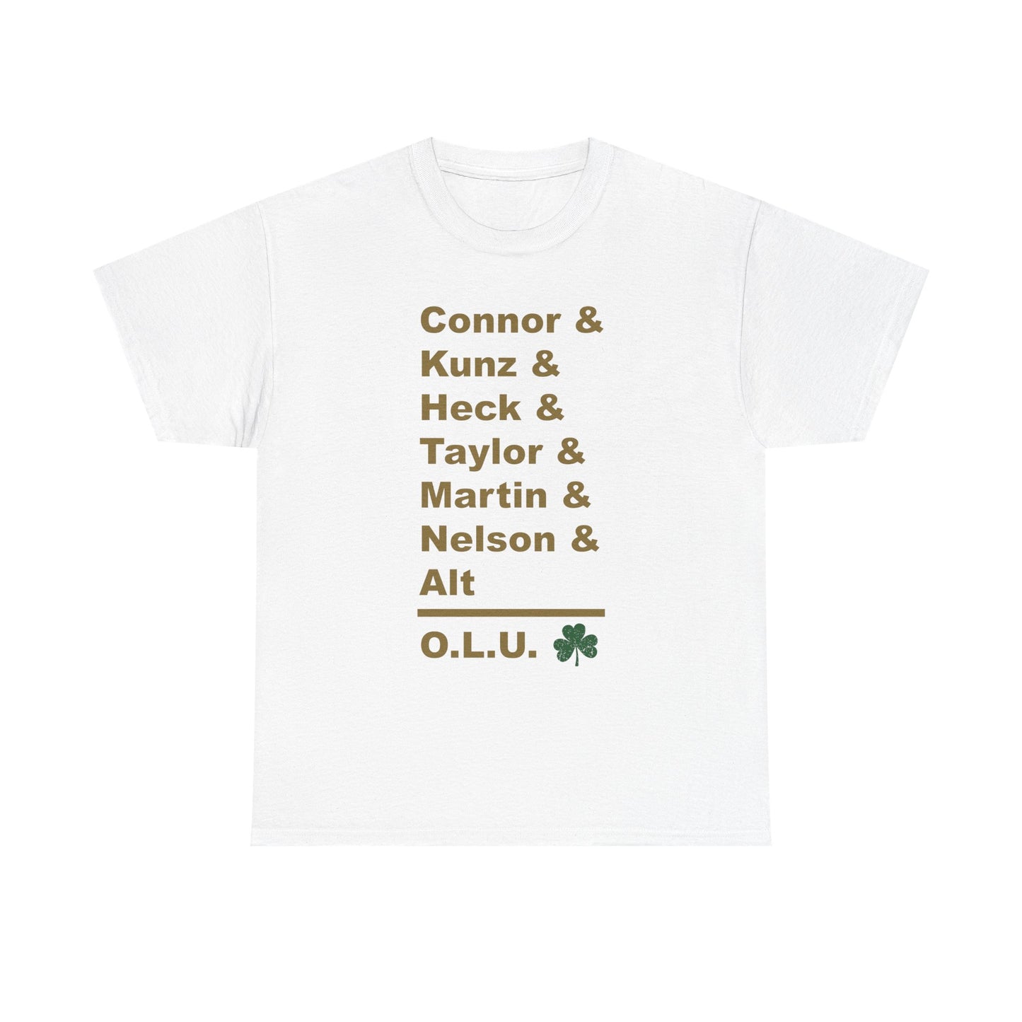 Offensive Line University Tee - Dos Leprechauns