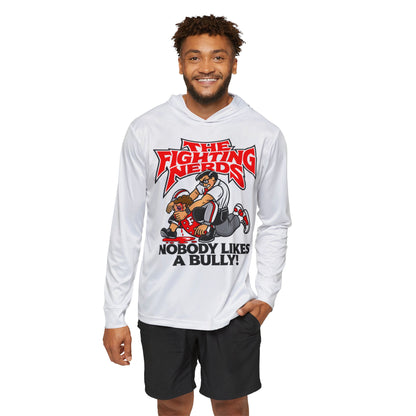Hoodie — 'The Fighting Nerds: Nobody Likes a Bully!' Sports Warmup Hoodie