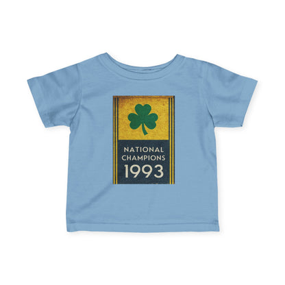 1993 National Champions - Baby Infant Fine Jersey Tee — Soft Everyday Baby Bodysuit