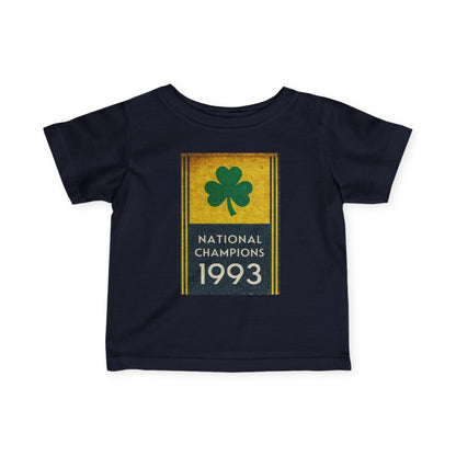 1993 National Champions - Baby Infant Fine Jersey Tee — Soft Everyday Baby Bodysuit
