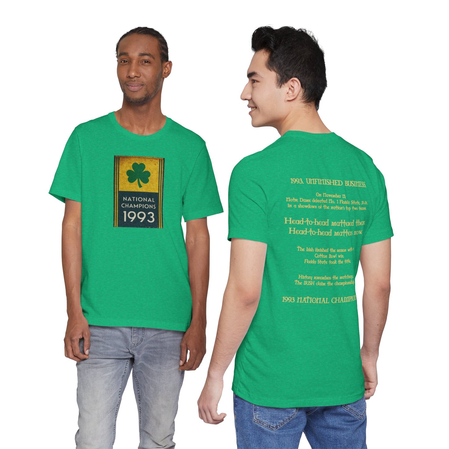 1993 National Champions - V1 -  Classic Crewneck T-Shirt