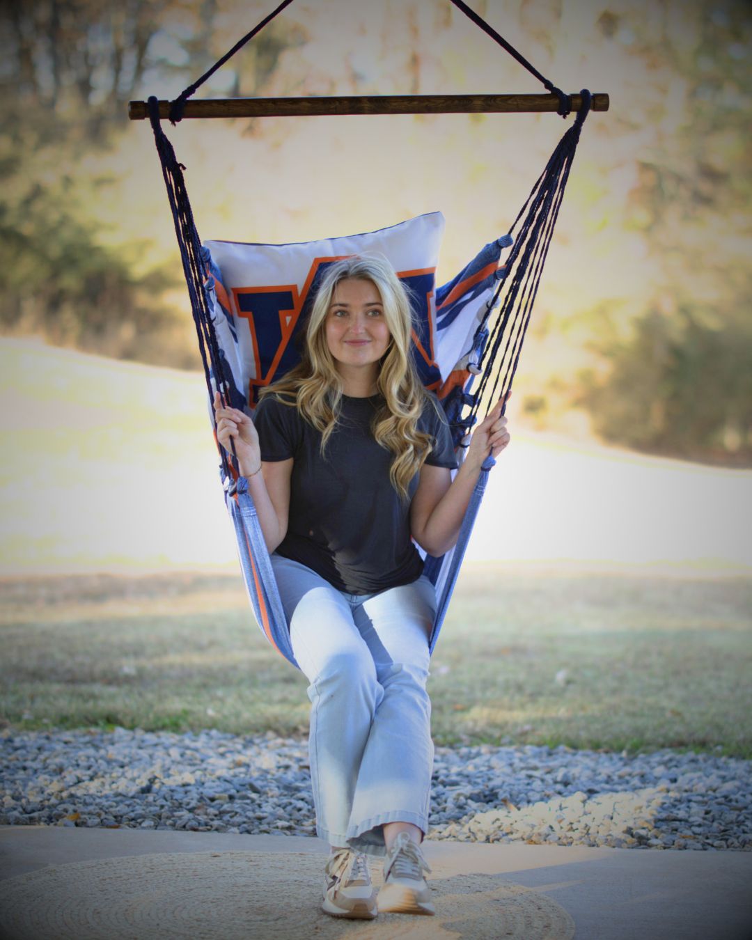 Auburn Tigers Logo Hammock Chair Swing