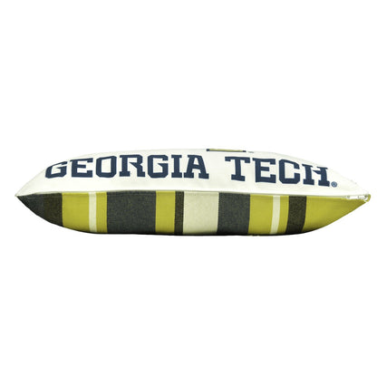 Georgia Tech Yellow Jackets Lumbar Pillow Cover