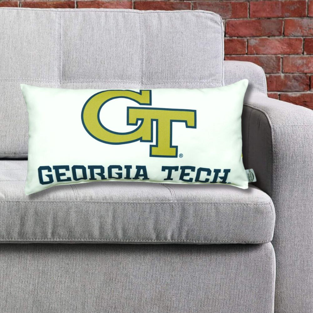 Georgia Tech Yellow Jackets Lumbar Pillow Cover