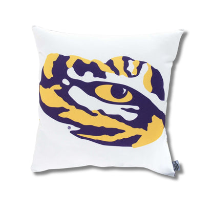 LSU Tiger Eye Throw Pillow Cover