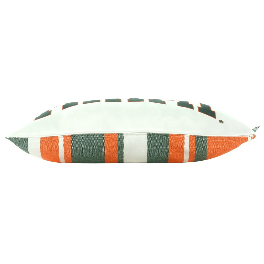 University of Miami Hurricanes Lumbar Pillow Cover