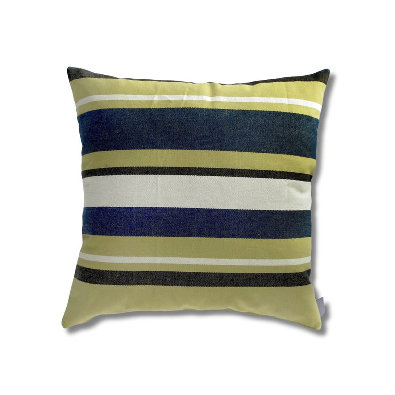 Funda de almohada a rayas con los colores de Notre Dame
