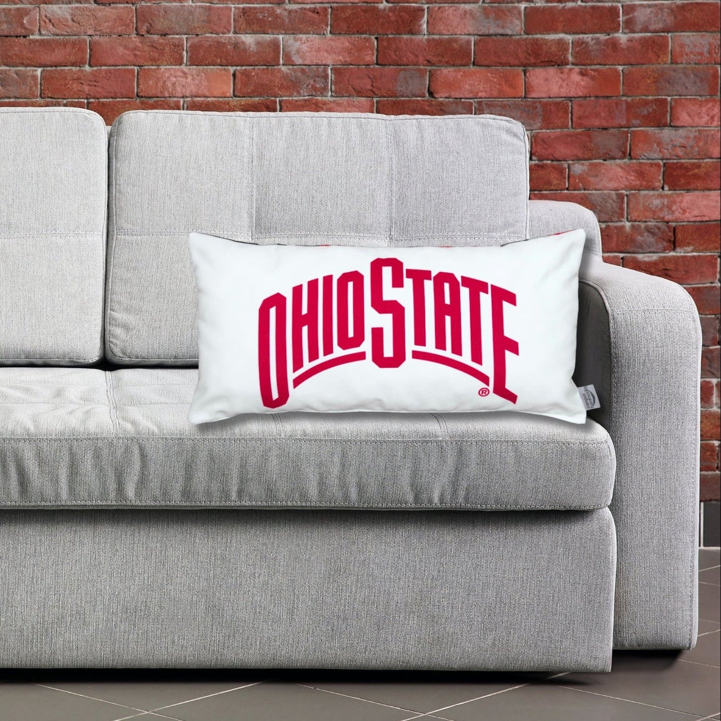 Ohio State Buckeyes Lumbar Pillow Cover