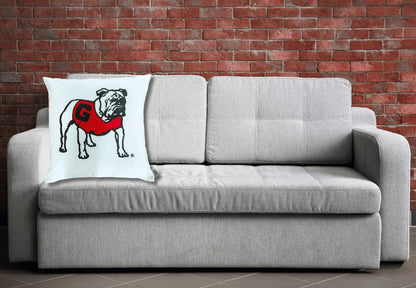Vintage UGA Bulldogs Pillow Cover