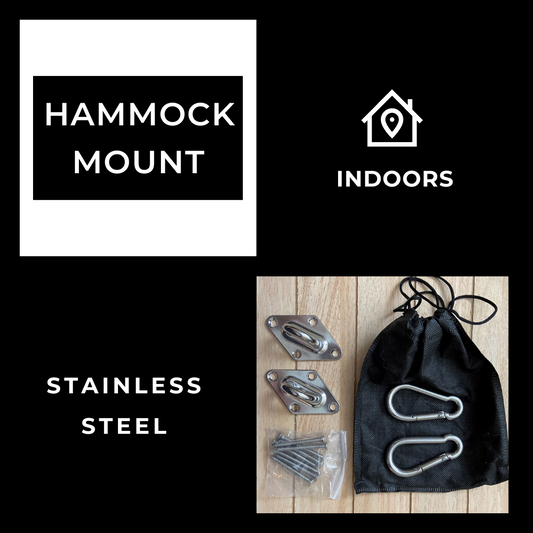 Indoor Hammock Wall Hardware Mount Kit