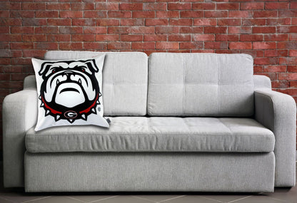 University of Georgia Bulldogs Throw Pillow Cover