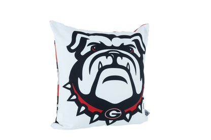 University of Georgia Bulldogs Throw Pillow Cover