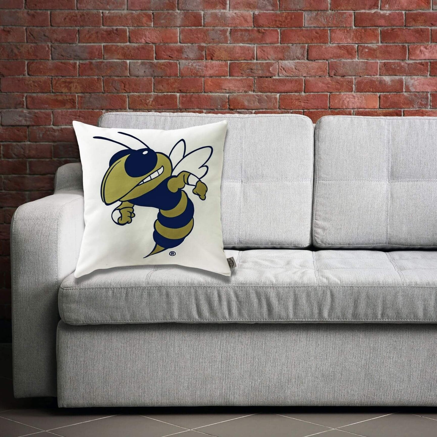 Georgia Tech Yellow Jackets Buzz Pillow Cover
