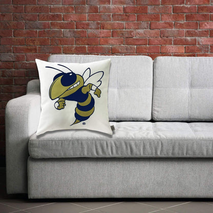 Georgia Tech Yellow Jackets Buzz Pillow Cover