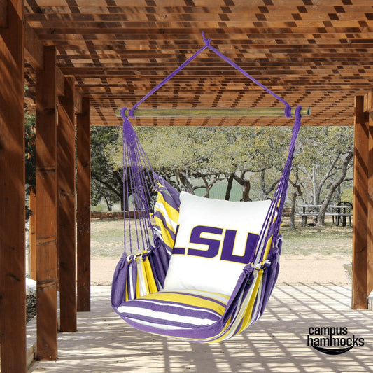 LSU Tigers Logo Hammock Chair Swing