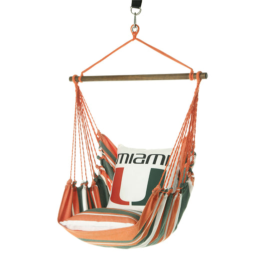 Miami Hurricanes Logo Hammock Chair