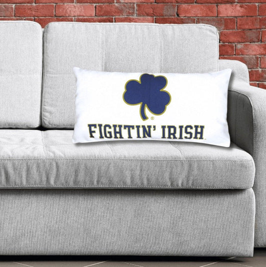 Funda de cojín lumbar trébol Fighting Irish de Notre Dame