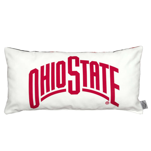 Ohio State Buckeyes Lumbar Pillow Cover