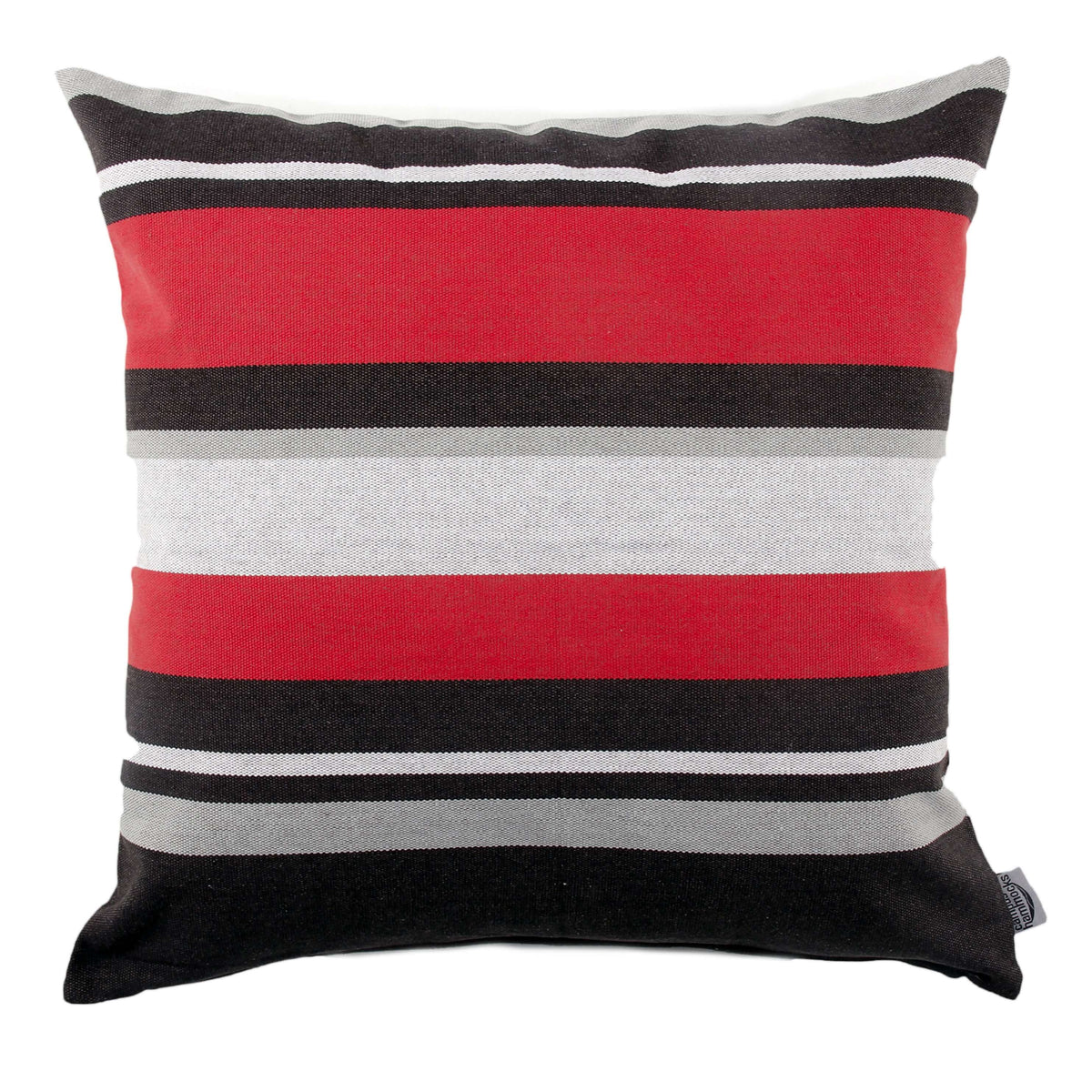 Funda de almohada a rayas con los colores de Ohio State