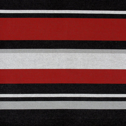 University of Georgia Colors Striped Pillow Cover