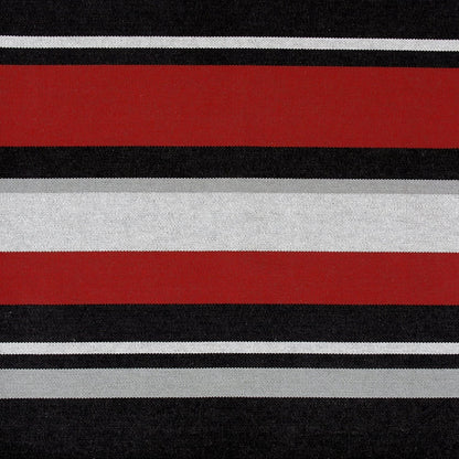 Funda de Almohada a Rayas con los Colores de la Universidad de Georgia