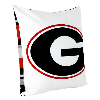 University of Georgia Logo Throw Pillow Cover