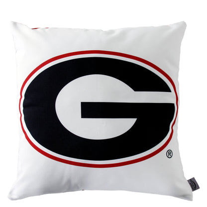 University of Georgia Logo Throw Pillow Cover