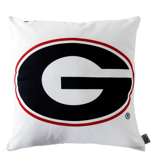 University of Georgia Logo Throw Pillow Cover